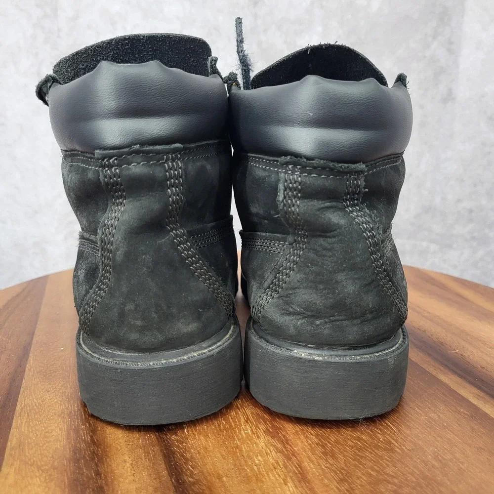 Timberland‎ Boots Youth 3 M Primaloft 200 Gram Black Nubuck Leather Waterproof